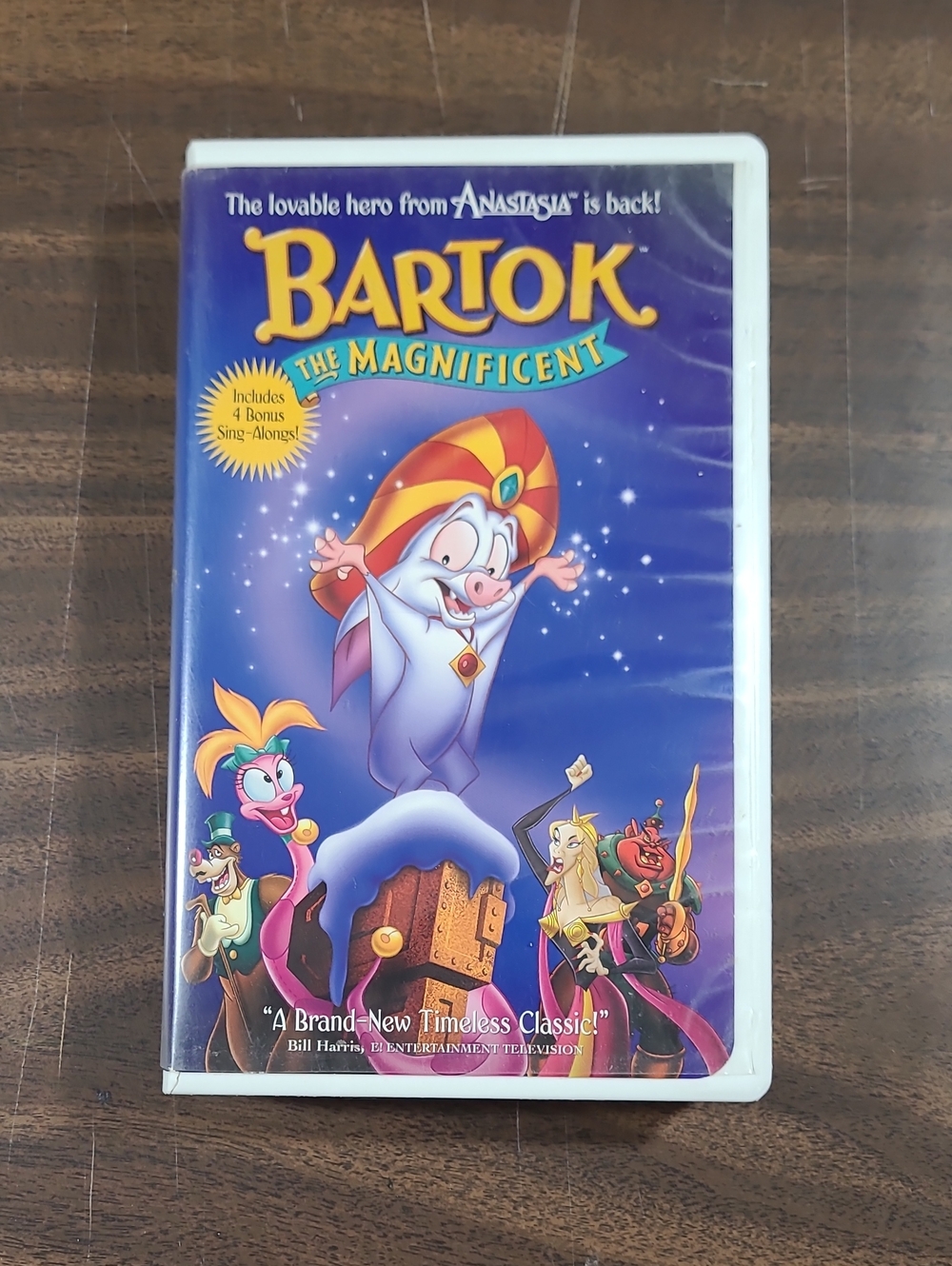 Bartok The Magnificent VHS Movie in Clamshell